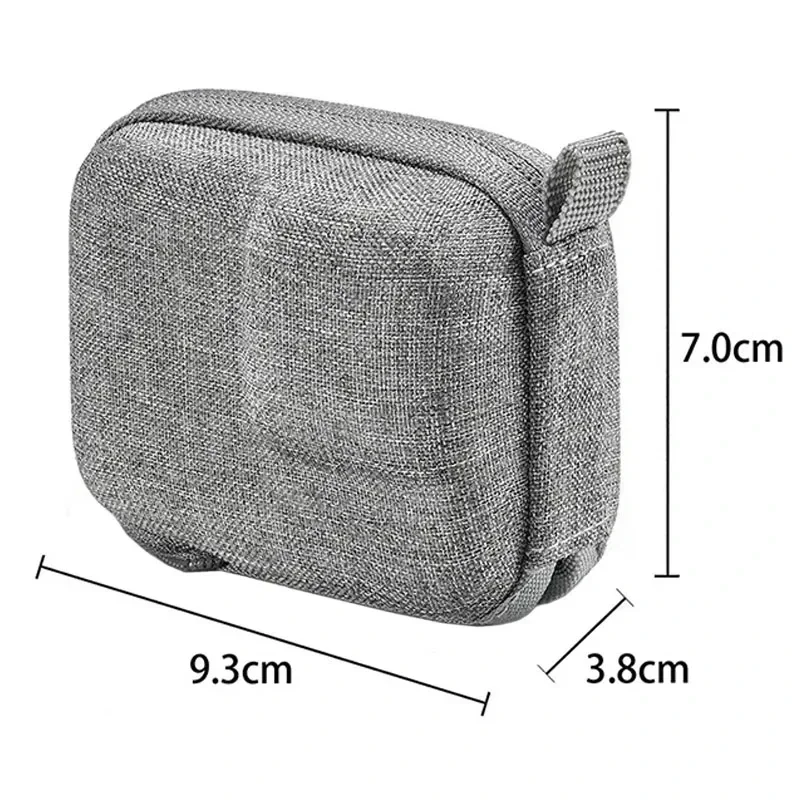 Impermeável Mini Storage Bag para GoPro, Black Case, Câmera de Ação, Portátil, EVA, Proteção, Go Pro Acessórios, Hero 11, 10, 9, 8, 7