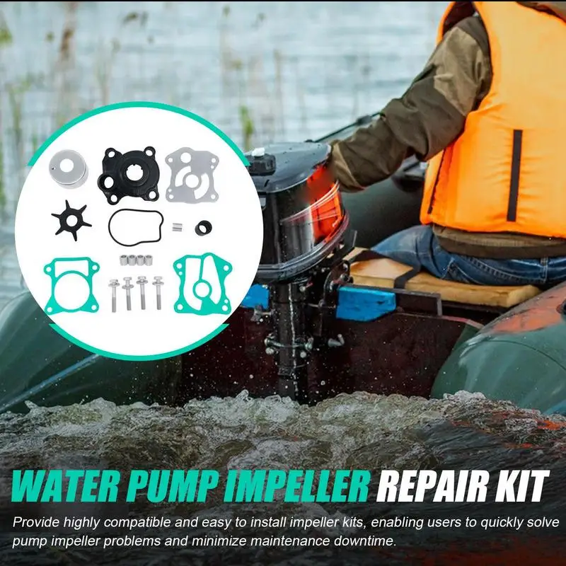 

Water Pump Impeller Replacement Kit Boat Motor Engine Rebuild Parts Replace Replace Boat Water Pump Impeller Water Pump Impeller