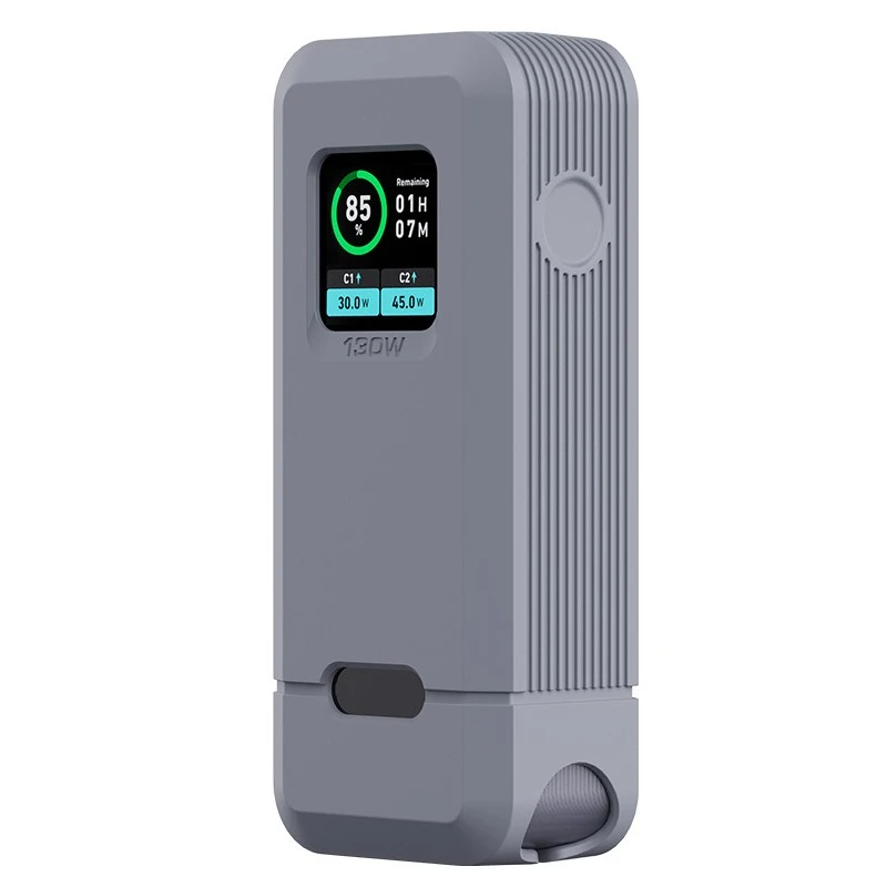 

For Anker Prime 12000 MAh 130W - Protective Silicone Sleeve With TF/SIM Card Holder Compact Travel Case For Power Bank
