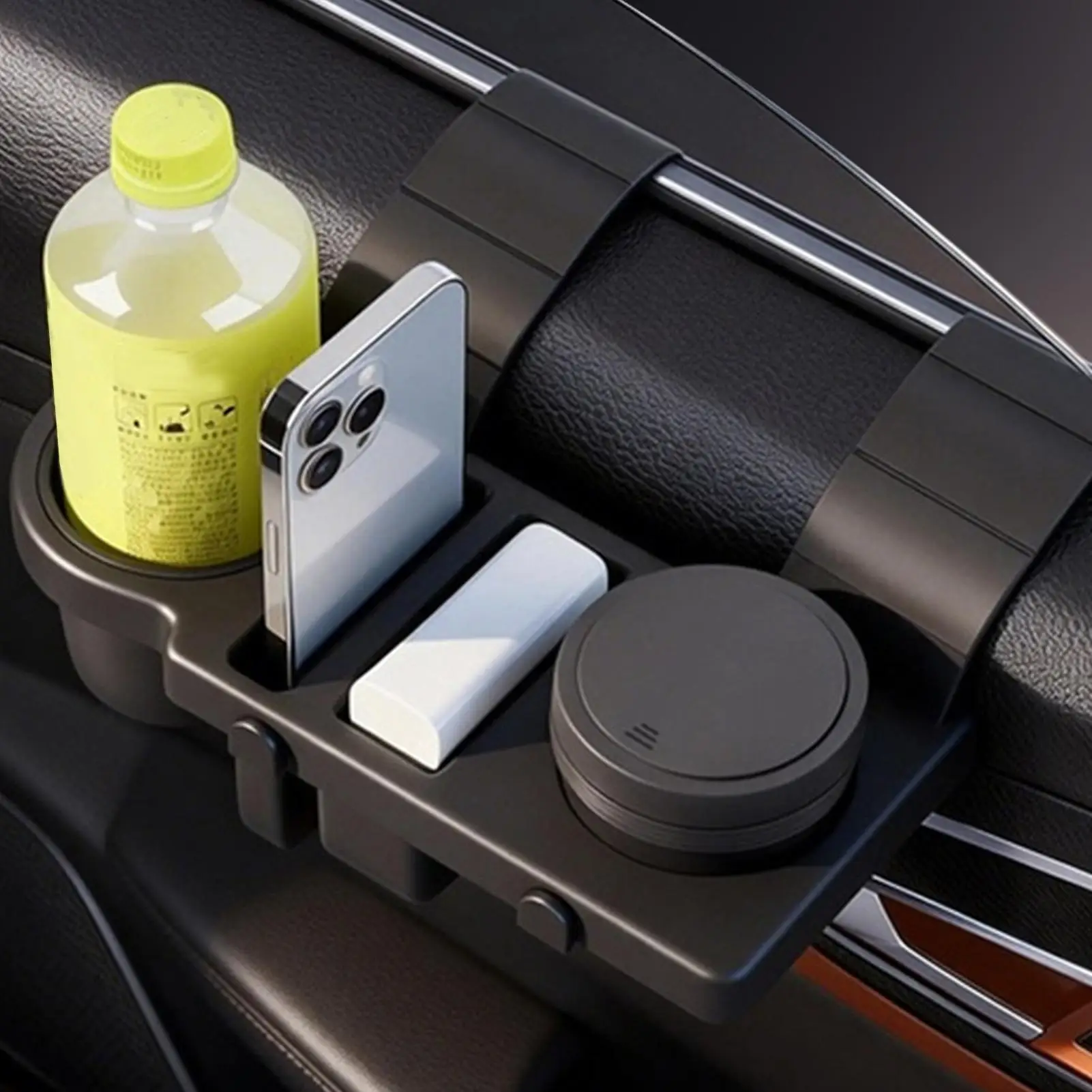 Non-Slip Car Door Cup Holder Multifunctional Window Expander Car Door Coffee Cup Holder for Back Front Truck Interior Mobile