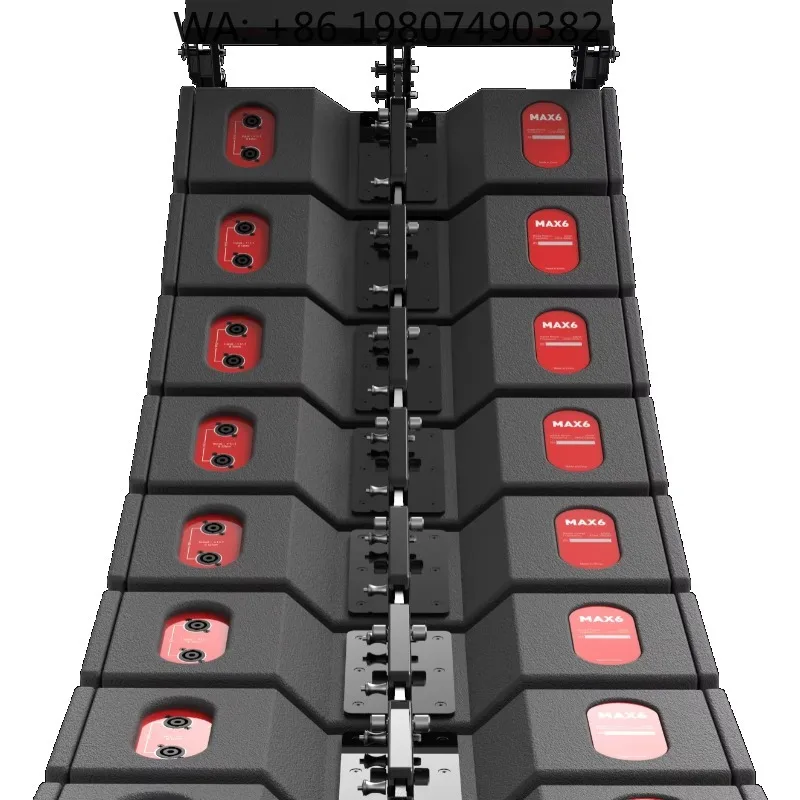 Dual 6 Inch Two Way Line Array Speaker Professional Audio for Church Concert Stage Performance
