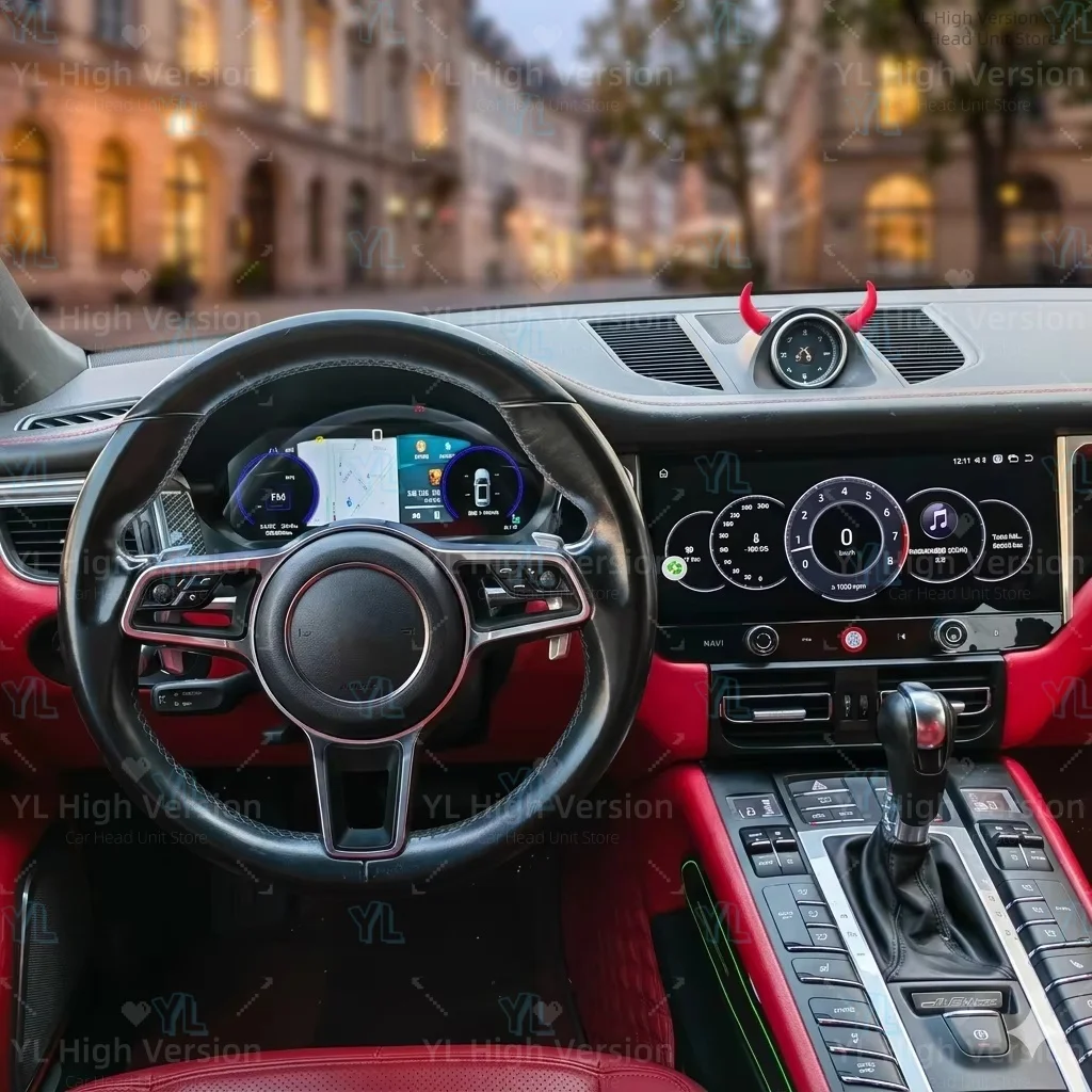 

10.25-дюймовая цифровая приборная панель LCD для Porsche Macan 2014-2025: виртуальный кокпит, многофункциональный спидометр