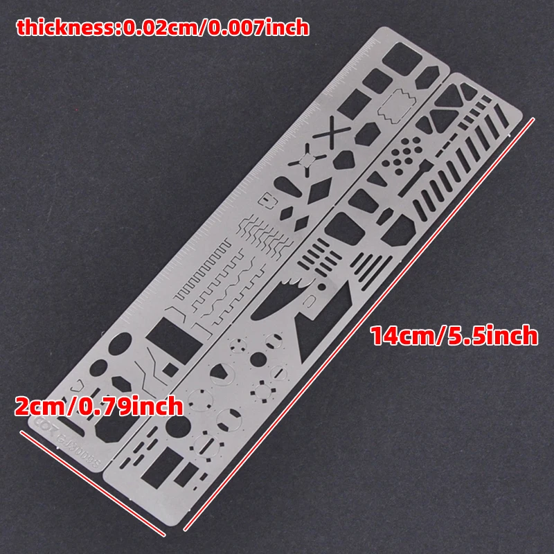 Scale model kit making tools scribing template carving Engraving Drill tools For Gunpla part detailed remodeling & customization