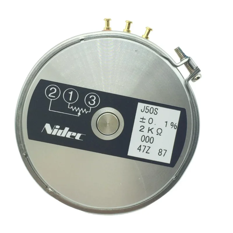 

1 шт., однооборотный вращающийся на 360 градусов Grupotionmeter, NIDEC J50S ±0,1% 1 кОм 2 кОм 5 кОм 10 кОм, диаметр вала 6 мм