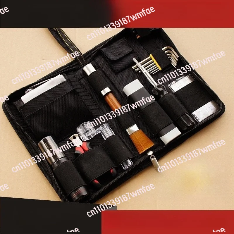 All-in-One Guitar Care Kit, Multi-functional Maintenance Tool Bag, Musical Instrument Cleaning Repair Accessories