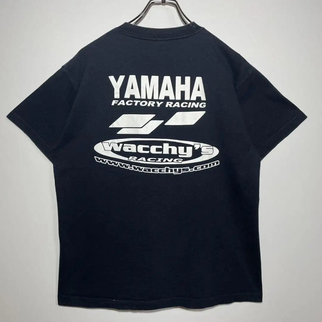 

YAMAHA YAMAHA футболка мужская мода уличный хип-хоп рок с короткими рукавами женский хлопковый топ с круглым вырезом