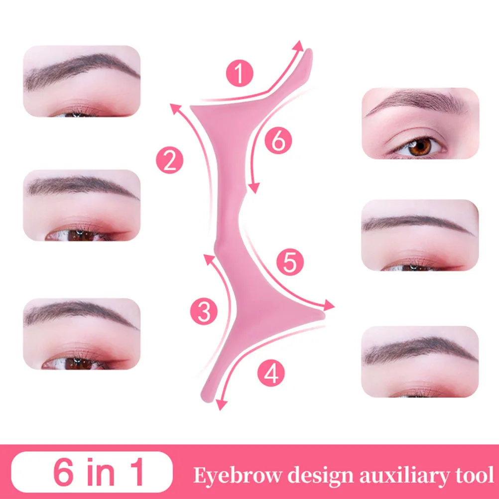 Augenbrauen-Schablonen-Set Präzisions-Brauenform für Natürlich Schöne Augenbrauen Einfach zu Verwendendes Make-up-Tool Täglicher Routine-Must-Have für Frauen