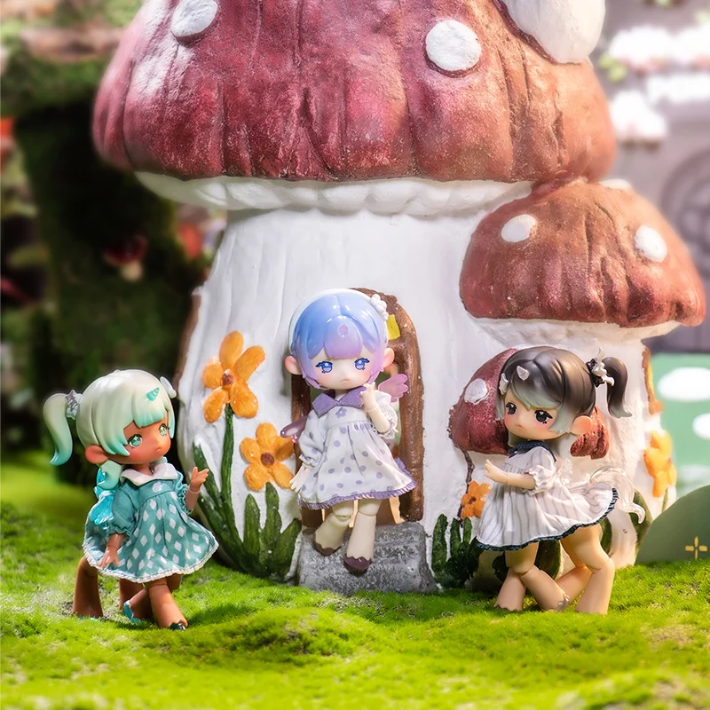 MINISO Penny's Treasure Box Dream Tea Party Eucalyptus Painting BJD Blind Box Mobile Doll Handmade Jewelry Fashion Doll