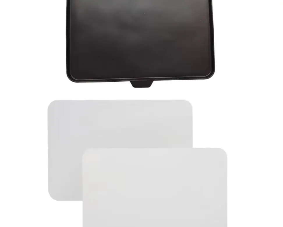 2-Pack Tempered Glass Screen Protectors With Silicone Cover Compatible For Thermomix TM7 Kitchen Display Panel