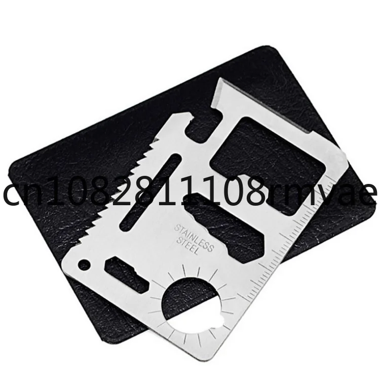 Car accessories Portable 11 in 1 Outdoor Adventure Camping Knife Multi Pocket Survival MultiTool Card