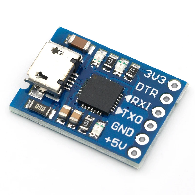 CJMCU CP2102 MICRO USB untuk UART TTL Modul 6Pin Konverter Serial UART STC Mengganti FT232 Baru UNTUK Arduino