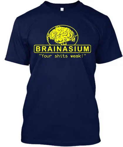 Brainasium Print T-Shirt Made in the USA Size S to 5XL