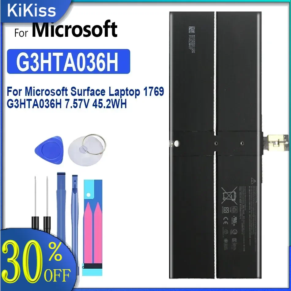 

Battery 5970mAh For Microsoft Surface Laptop 1769 G3HTA036H 7.57V