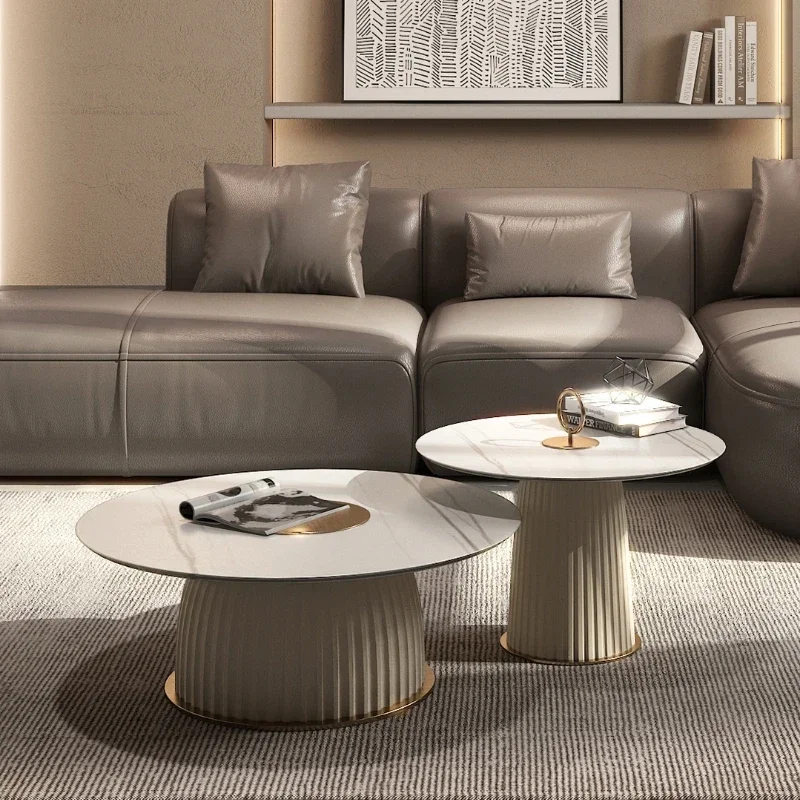 

Size round Coffee Table Minimalist Modern Ins Creative Nordic Italian Living Room