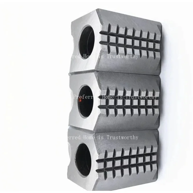Suitable for 5 6 8 10 Inch Hydraulic Hard Chuck Jaws, Three‑Jaw Step Claws High‑Precision CNC Lathe Replacement Parts