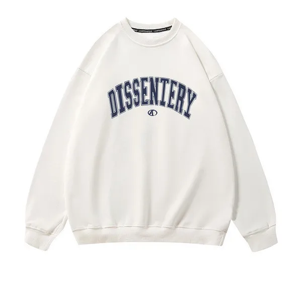 المرأة هوديي بلوزات الكورية موضة عادية رسالة قميص طويل الأكمام Y2k المرأة فضفاضة مطبوعة البلوز Y2k الملابس معاطف