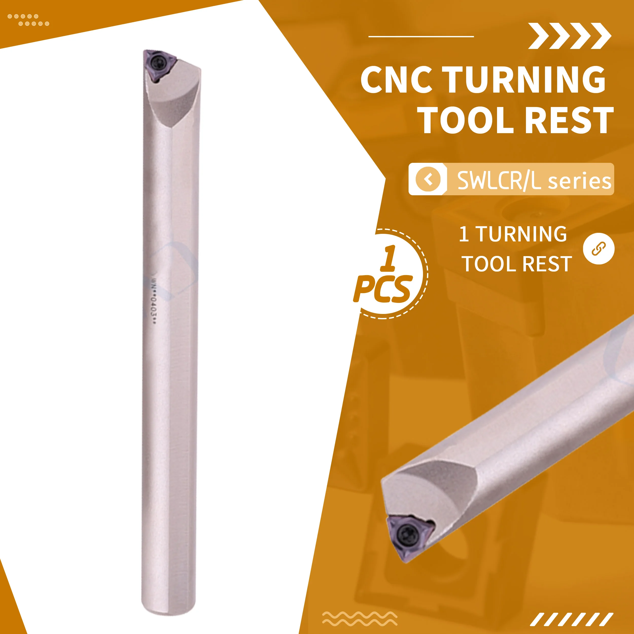 S08K/S10K-SWLCR04 S12M-SWLCR05 CNC Lathe internal Spring Steel Turning Tool Holder High Quality Cutting Small Aperture Machining