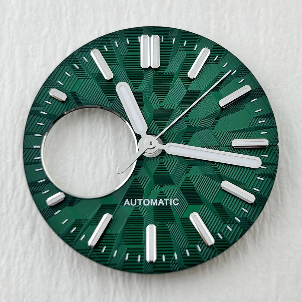 NH38 dial Watch dial green luminous dial Suitable for NH38 movement watch accessories Watch repair tool