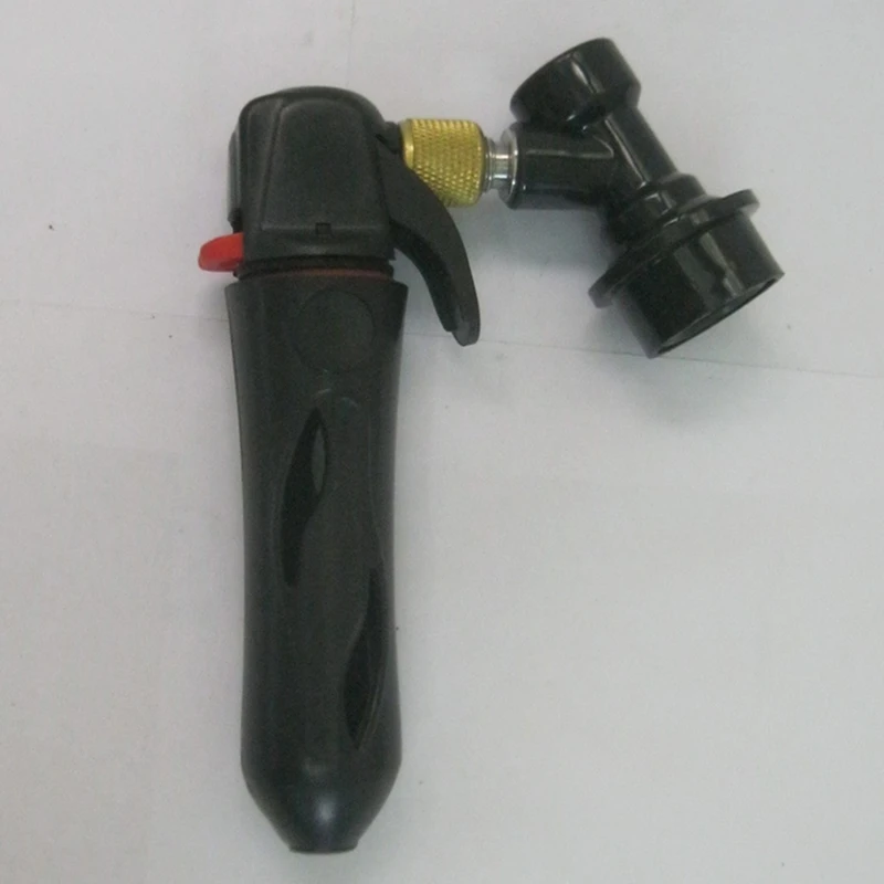 B97A-Portable CO2 Injector For Cornelius Kegs, Compact Beer Wine Soda Charger With Ball Lock Valve For Homebrew Dispensing