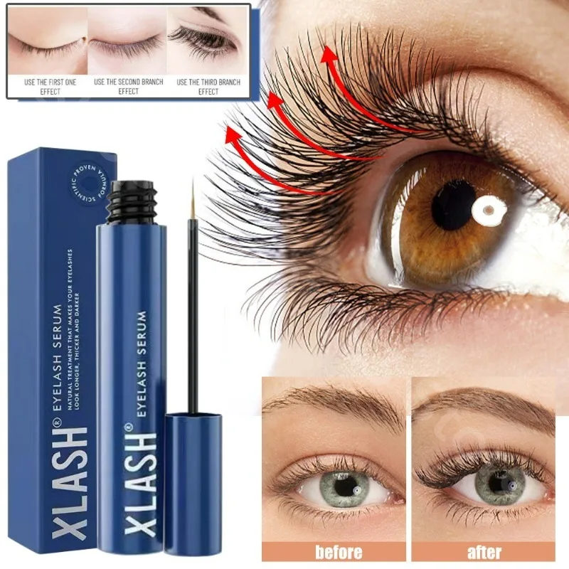 Small Blue Tube Eyelash Essence Nourishing and Nourishing Eyelash Care Solution 3ml To Maintain Thick Eyelashes