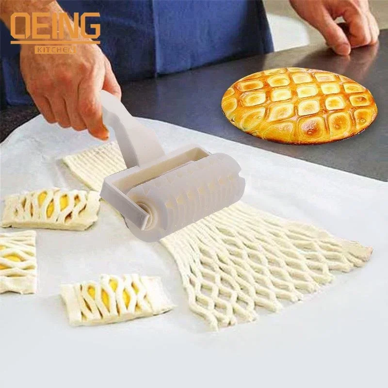 

Large Size Pizza Roller Cutter Pie Cookie Cutter Pastry Baking Tools Knife Bakeware Embossing Dough Roller Lattice Cutter Craft