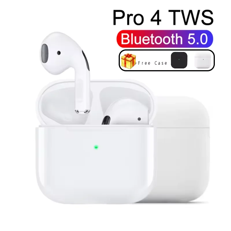 Air Pro4 Original Wireless earphones Dual In Ear headphones Ultra Long Standby Running Bass Sport earburd music headset with Mic