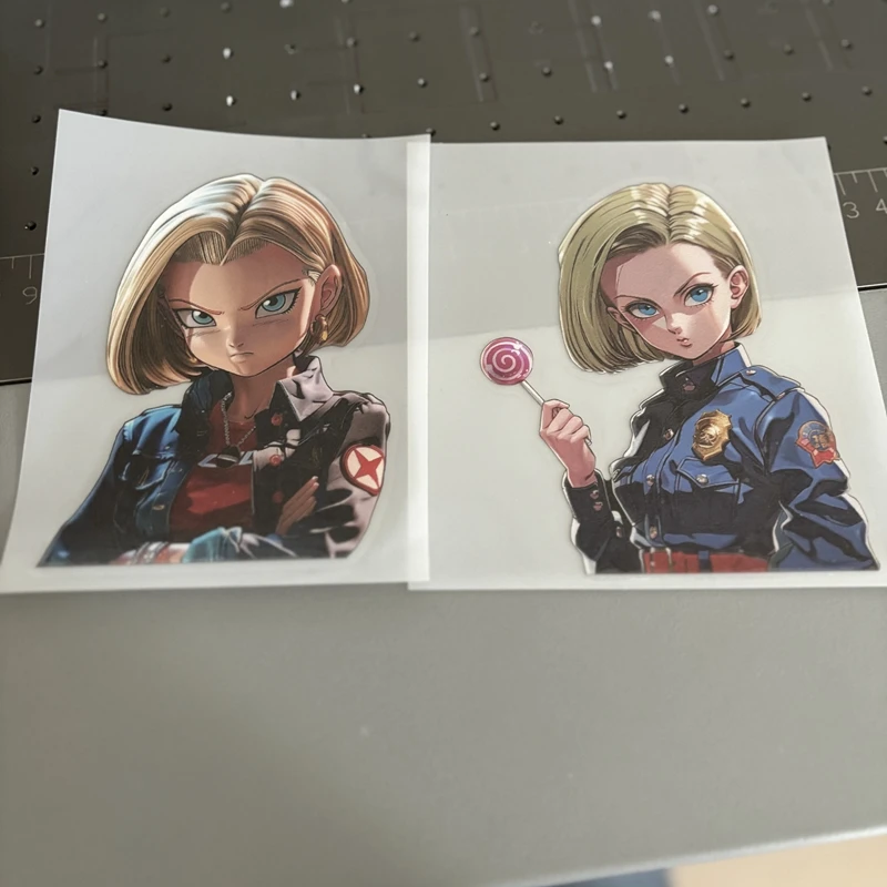 

Car stickers Beauty police uniform anime girl motorcycle decal