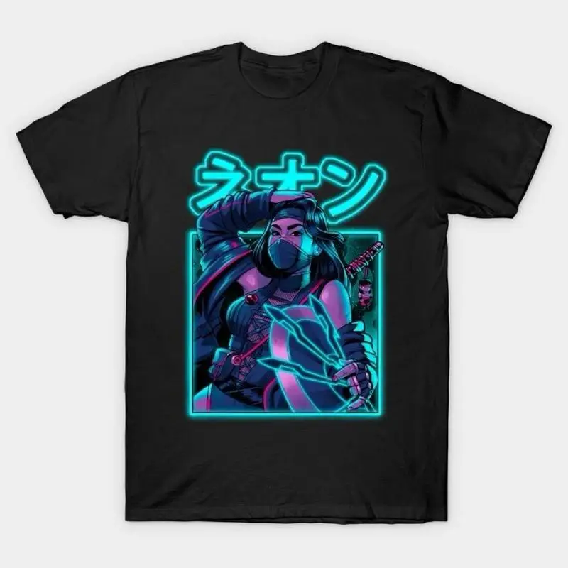 Mortal Kombat Mortal Neón Camiseta Talla XL