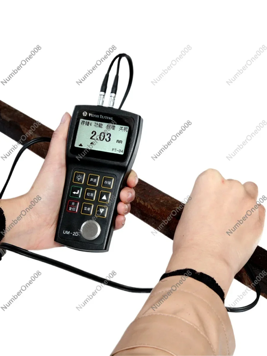 

Ультразвуковой толщиномер UM-2D Точность 0,01 Толщиномер Проникающая краска Измерение стальной пластины