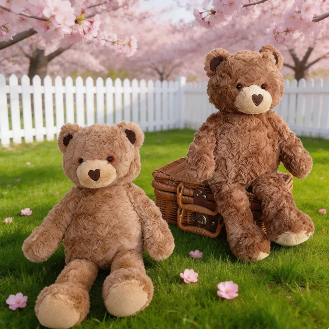 Niedlicher Herzförmiger Teddybär Plüschtier, Schlafbegleiter, Valentinstag-Geschenk, Weihnachts- und Geburtstagsgeschenke, Heimdekoration