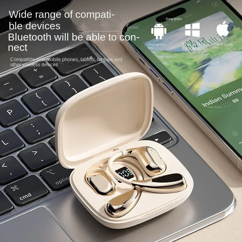 SW-016 Wireless Bluetooth Earphones Ear Hook Headset Bluetooth headphones Sports work Earbuds HD Sound Quality Stereo