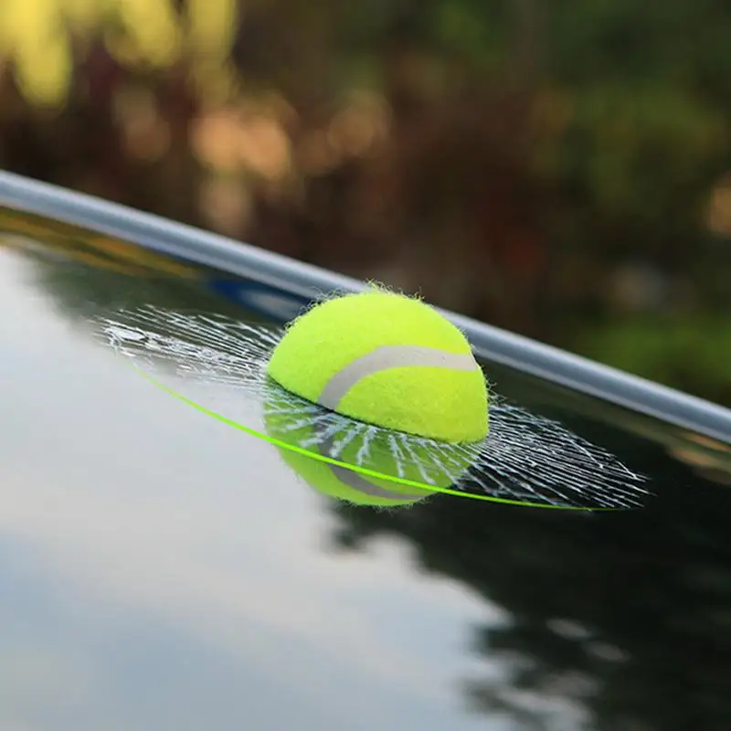 

3D розыгрыш хитрый сломанный стеклянный стикер забавный бейсбольный мяч для гольфа водостойкая автомобильная наклейка на окно наклейка автоаксессуары