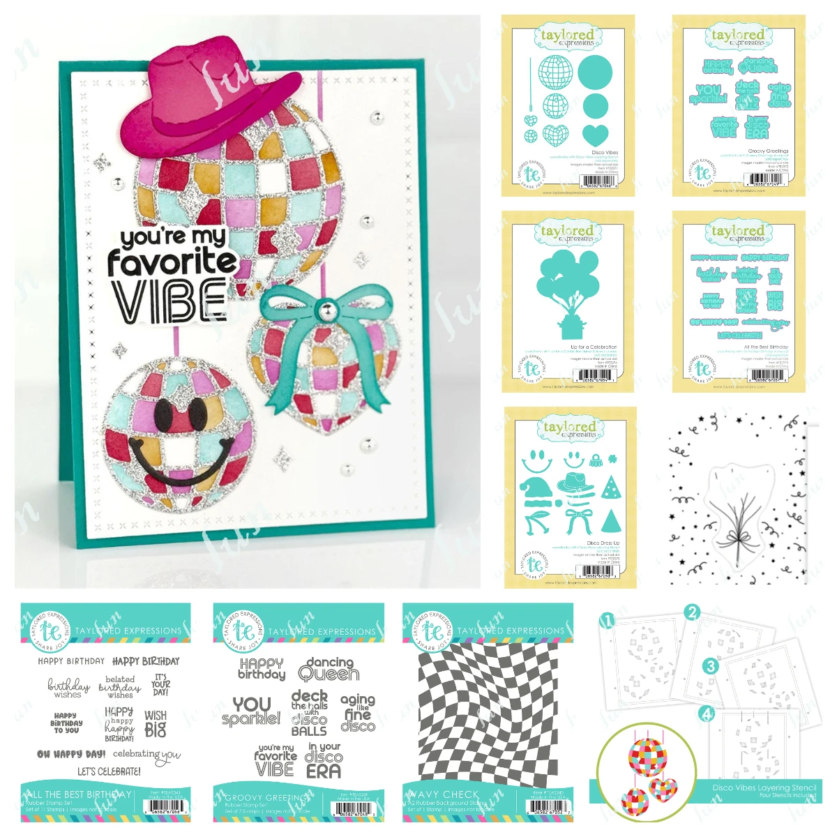 

Pet Accessories Friend Clear Stamps and Metal Cutting Dies Disco Vibes Set Scrapbooking Album DIY Craft Template Decoration Die