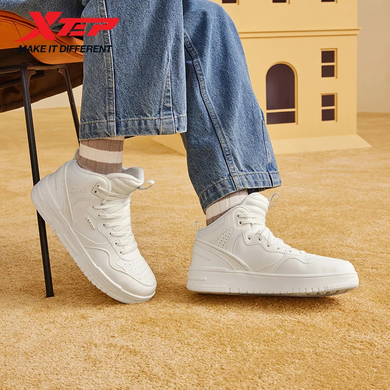 

Xtep Cotton Shoes For Women Water Proof Elasticity Sole Rubber Minimalist Durability Mid Top Fashion Outdoor Shoes 877418370014