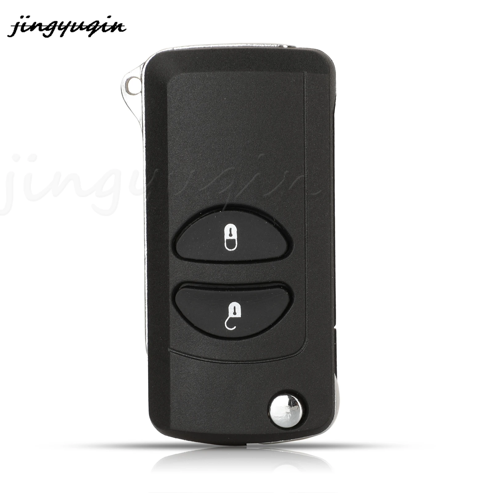 jingyuqin 2/3/4 Buttons Modified Flip Remote Car Key Shell Case For Jeep Liberty Dodge Stratus Viper Chrysler Sebring Concorde