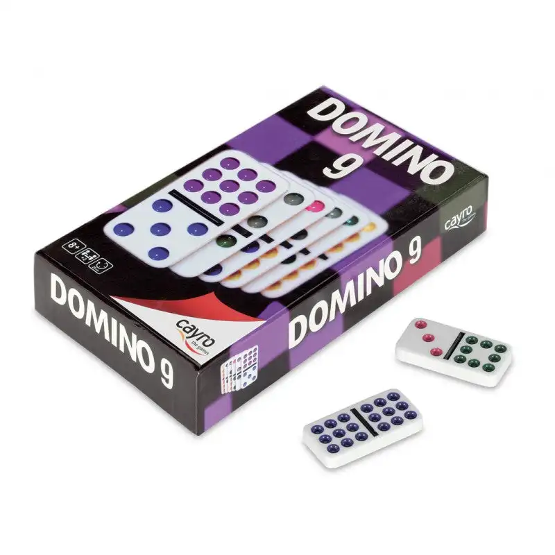 Domino double Cayro 9 dots colors (247)