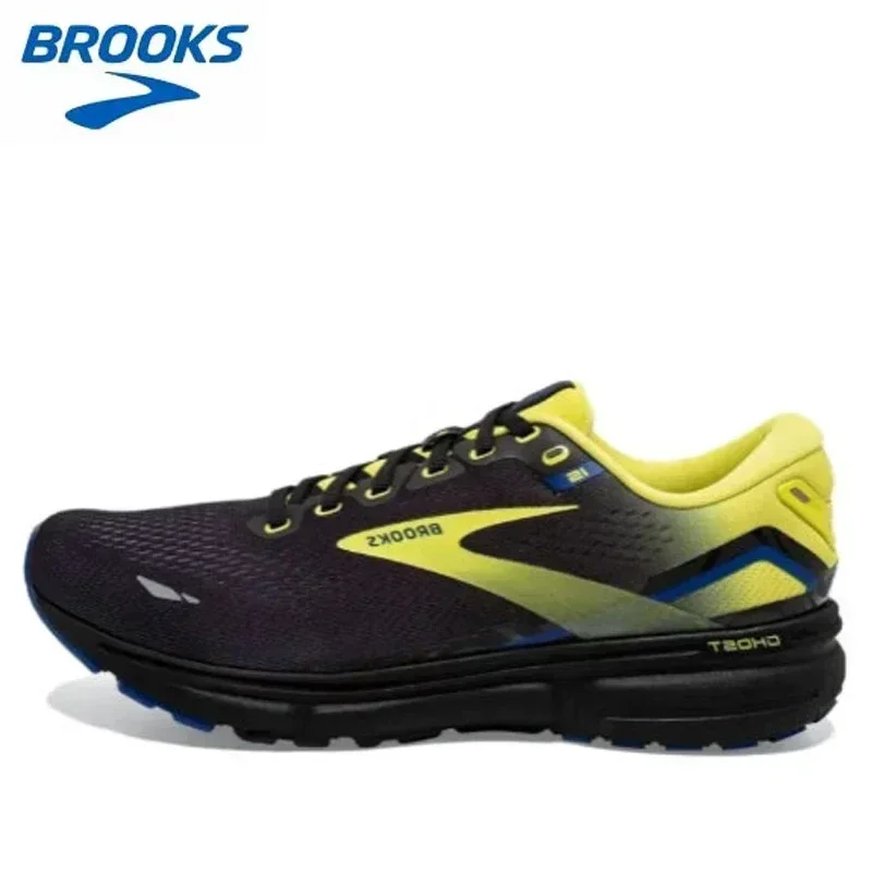 BROOKS Ghost 15 Black Nightlife Running Shoes Women Men Long-Distance Road Sport Training Casual Sneakers