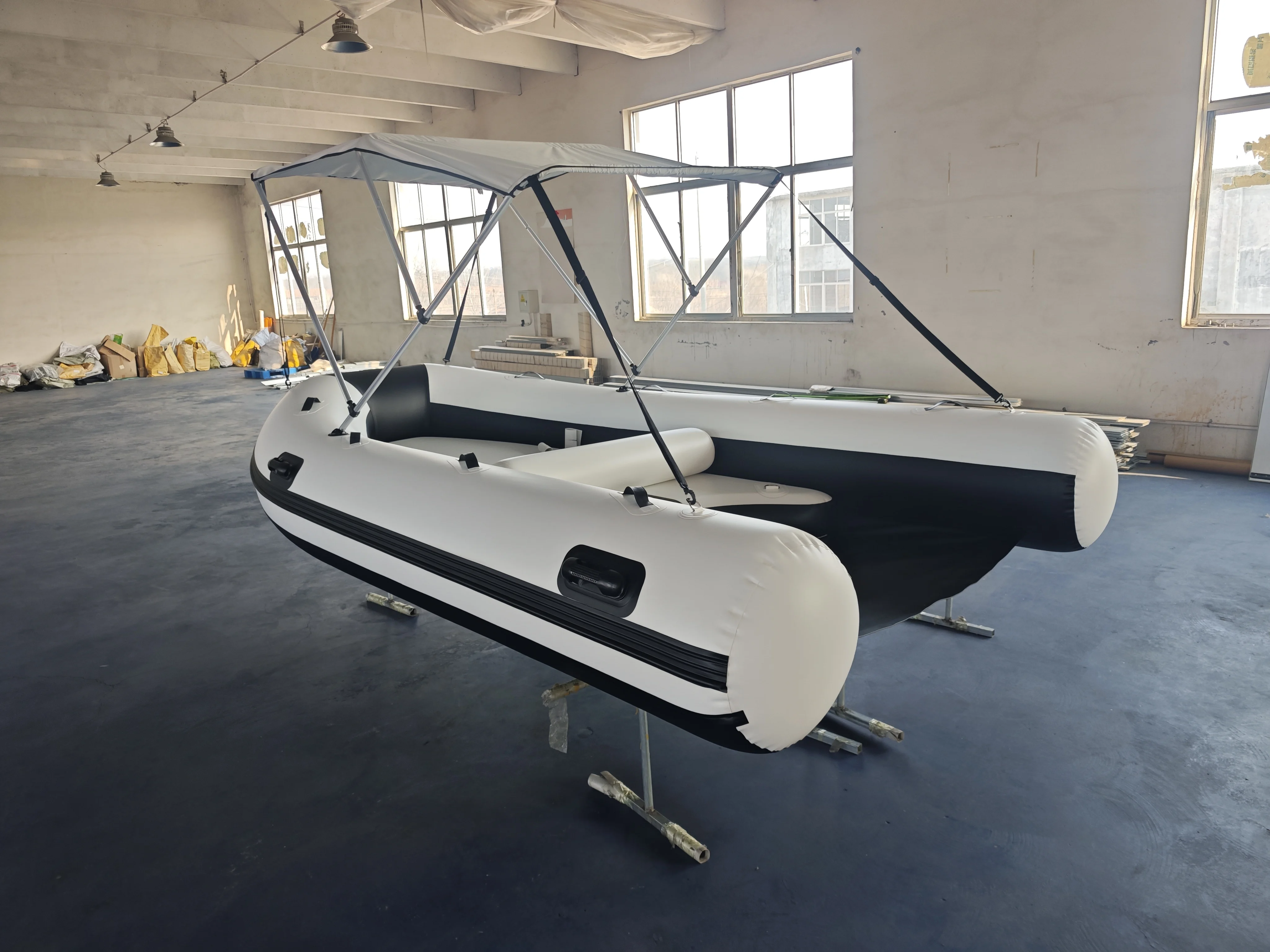 380*240cm Factory Wholesale Jet Ski Extension Boat Inflatable Jet Ski Dock Floating Fishing Boat