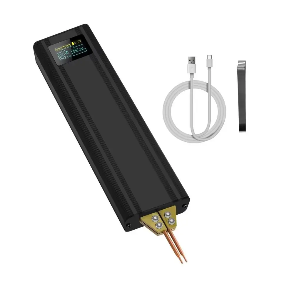 80 Gears Spot Welder Handheld Adjustable Mini Spot Welding Machine Digital Display 18650 Lithium Battery