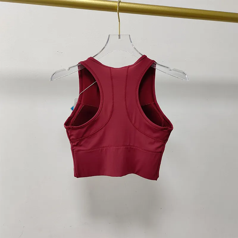 Hochstoßfester Sport-BH für Damen mit Frontreißverschluss, atmungsaktive Fitness-Unterwäsche, Sportweste für Laufen, Fitnessstudio, Yoga-BH – Detail 9