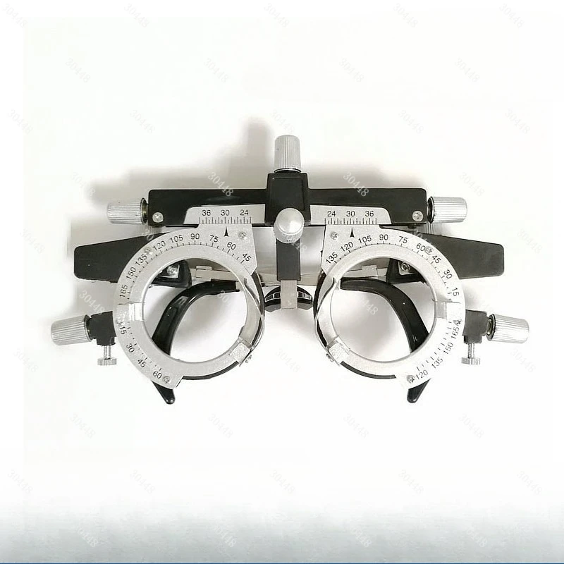 

Пробная оправа для оптометрии с регулируемым расстоянием, пробная оправа с вставкой линзы 48 ~ 80 мм для осмотра глаз