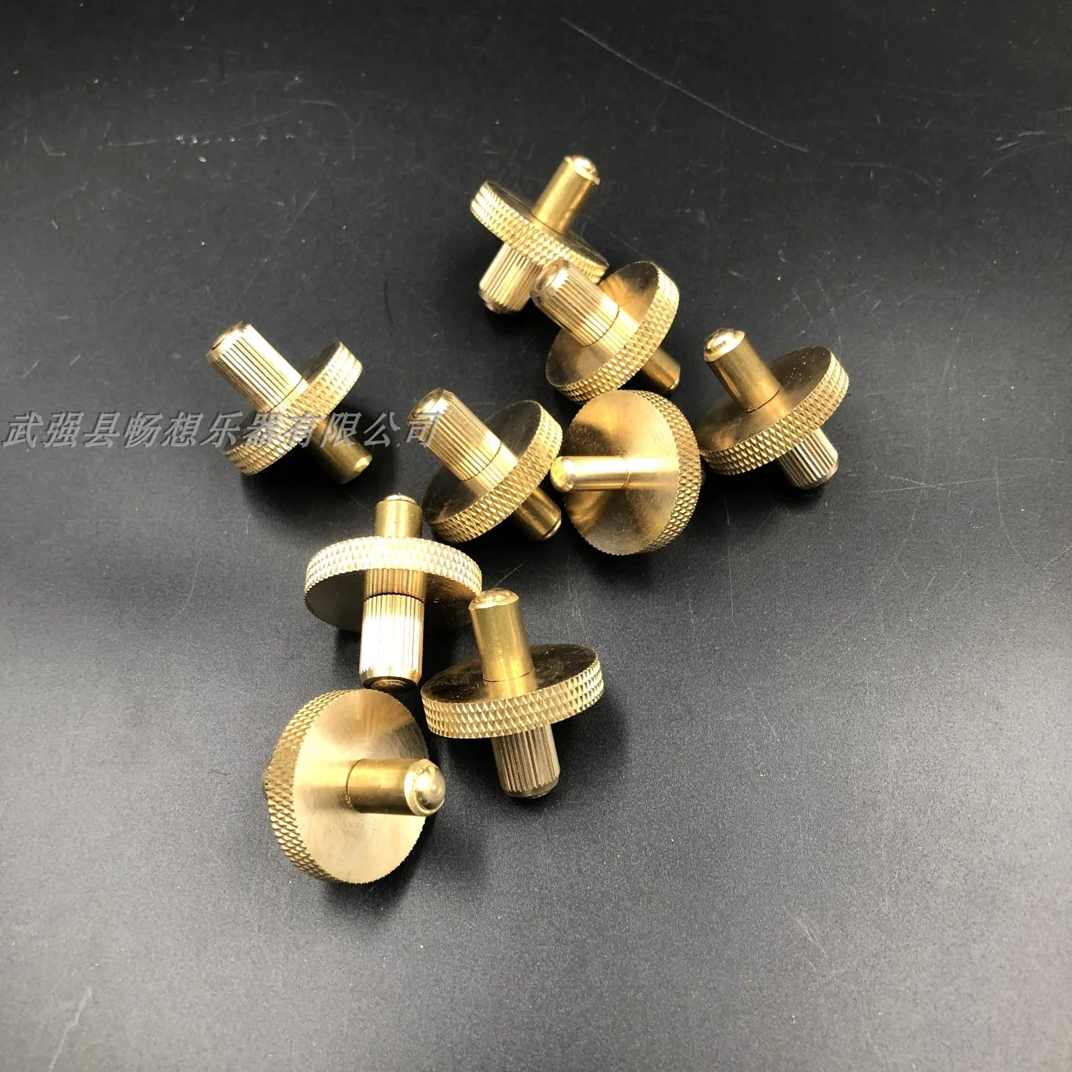 Hand-made 2pcs bass bridge delicate adjuster brass made ,Muscial instrument part
