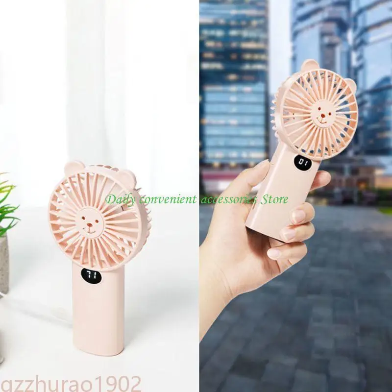 97QB USB Mini Wind Power Handheld Fan Handig Studentenkantoor Kleine koelventilator