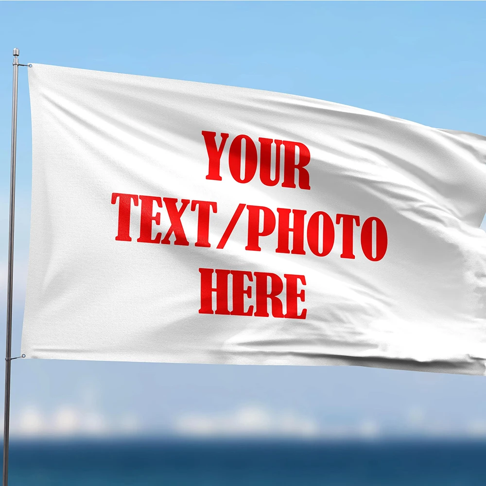 Custom Flag Printing Any Size Banner Customization 3x5 Ft Personalized Gift Printing Image Logo Text Garage Flags Outdoor Decors