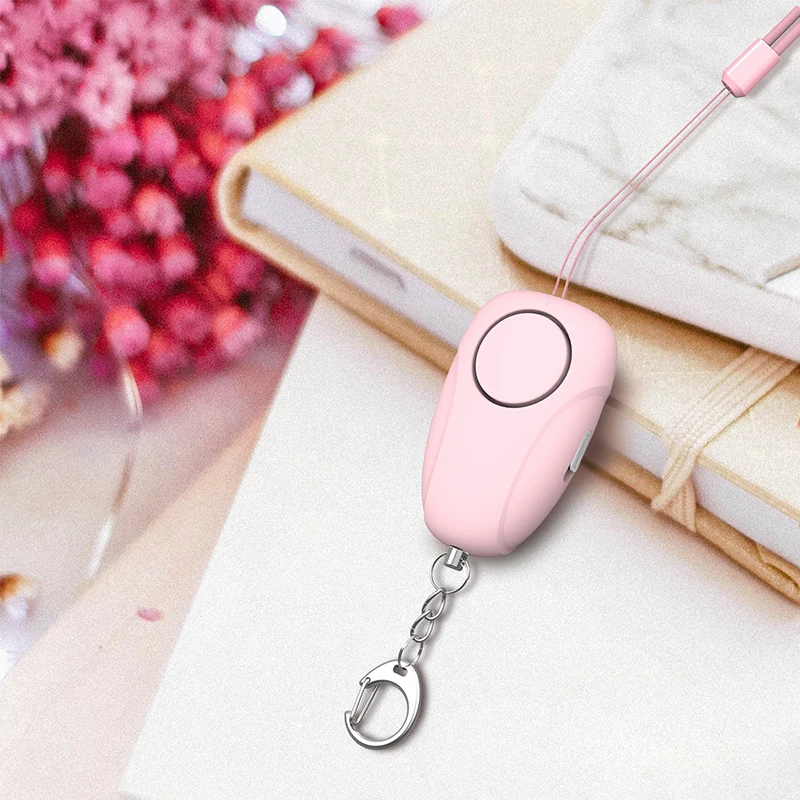 Self Defense Alarm 120dB Anti-wolf Girl Women Chargeable Security Alert Personal Safety Scream Loud Emergency Alarm