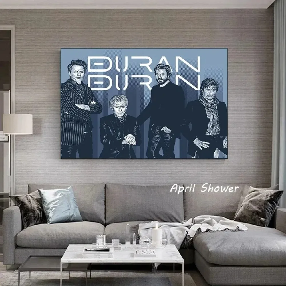 الكلاسيكية الفرقة البريطانية دوران دوران ريترو المشارك باتريك ناجل حائط لوح رسم الفن غرفة جدار ديكور المنزل