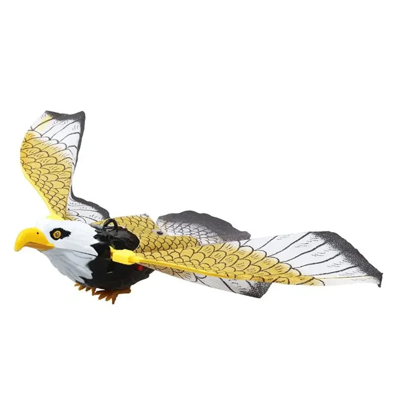 Elektronische Flying Eagle Sling Zwevende Vogelmodel met LED-geluid Kinderspeelgoed Cadeau Elektrische 360-graden Flying Eagle