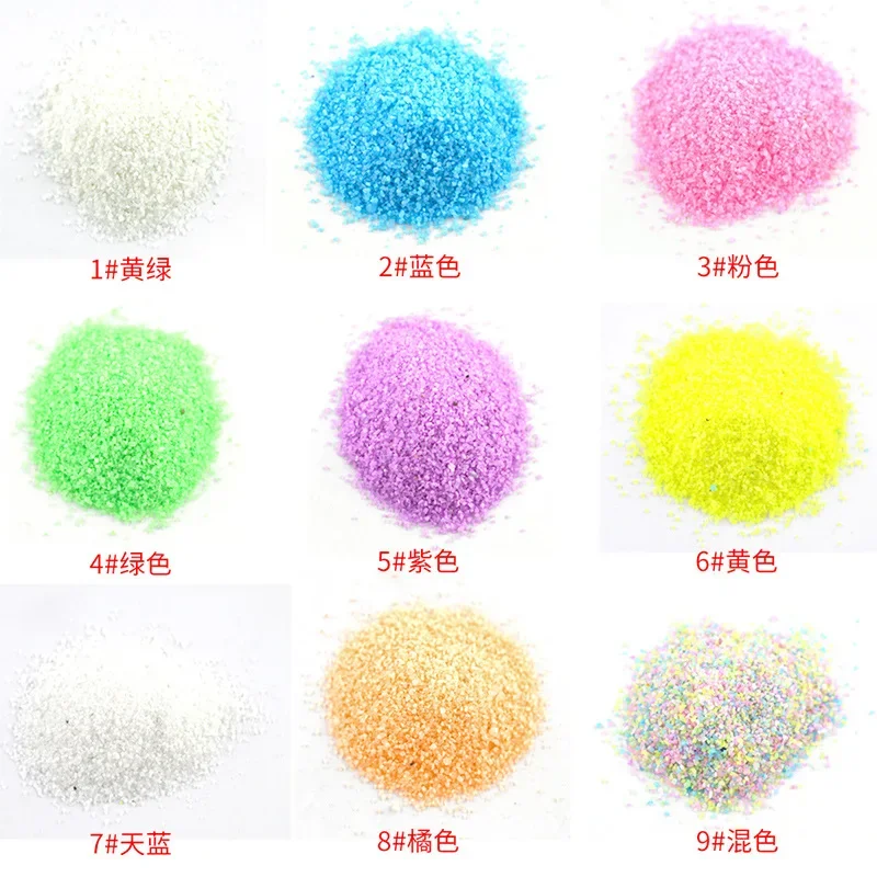 10g Luminous Sand Glowing In The Dark DIY Decoration Wishing Bottle Fluorescent Powder Glowing Bright Gravel Luminou Epoxy Resin