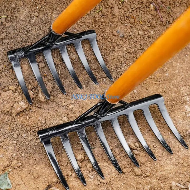 أداة البستنة L8RC التي تتميز ب 6/8 TINES مناسبة لزراعة التربة الفعالة ومهام إزالة الطحالب المناظر الطبيعية البستنة