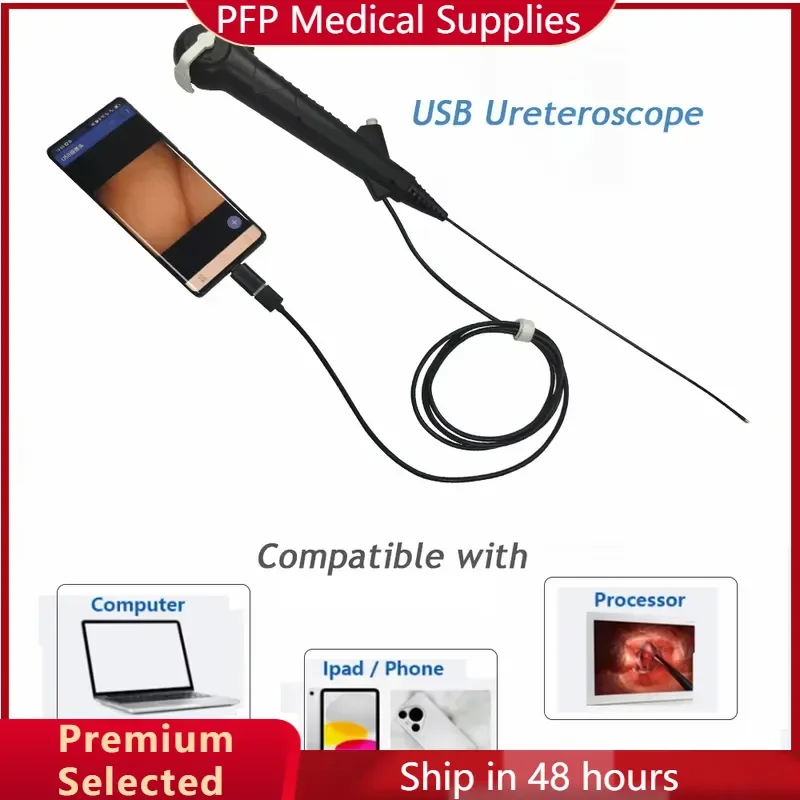 AP08 for OEM ODM Single Use 2.76mm 400x400P Flexible Urology RIRS Scope 1.2mm Working Channel USB Network Wide Angle Function